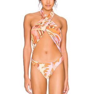 Stone Fox Swim Azalea One Piece in Tropic